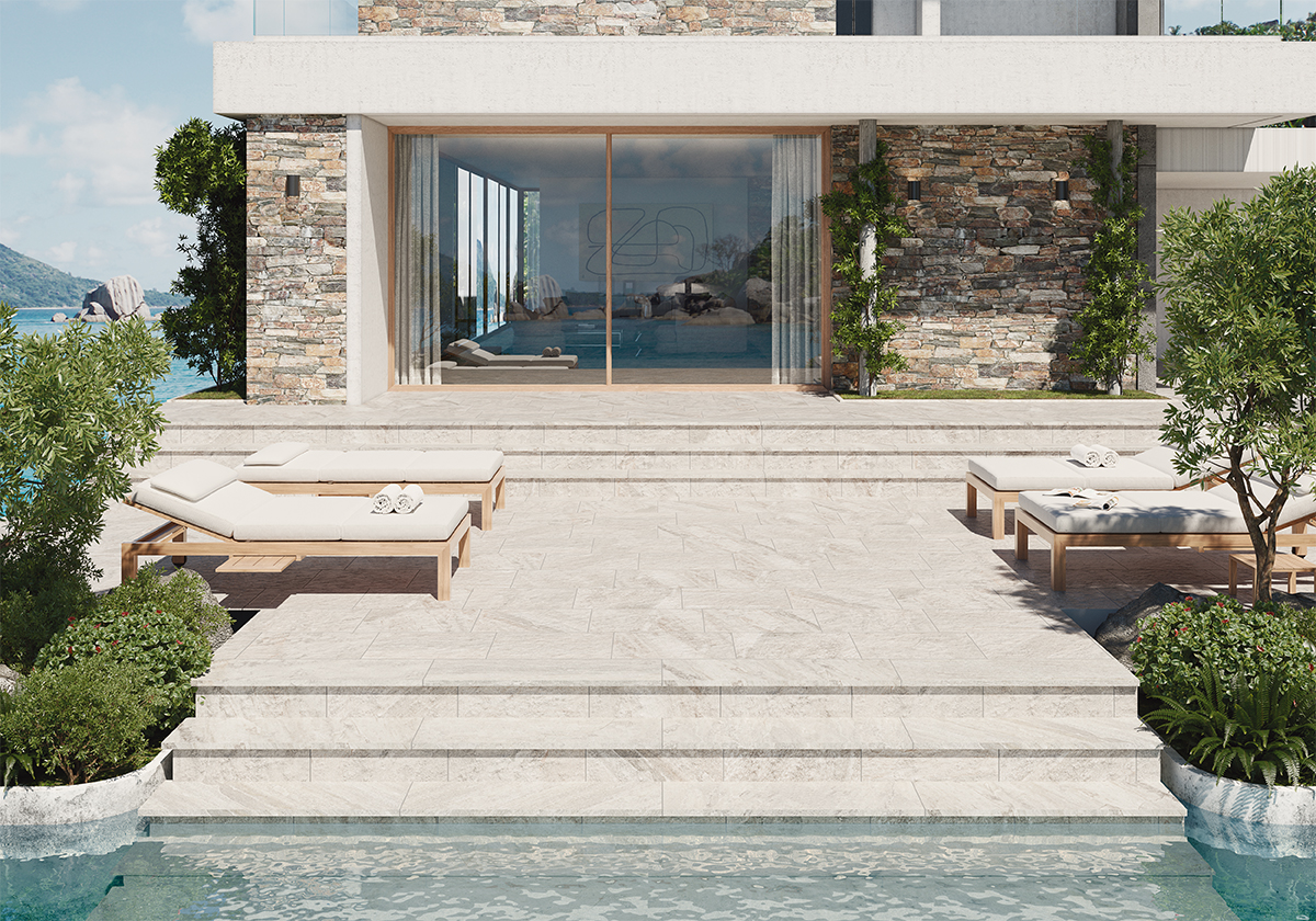 Oberon White 44x66 Terrace | Codicer