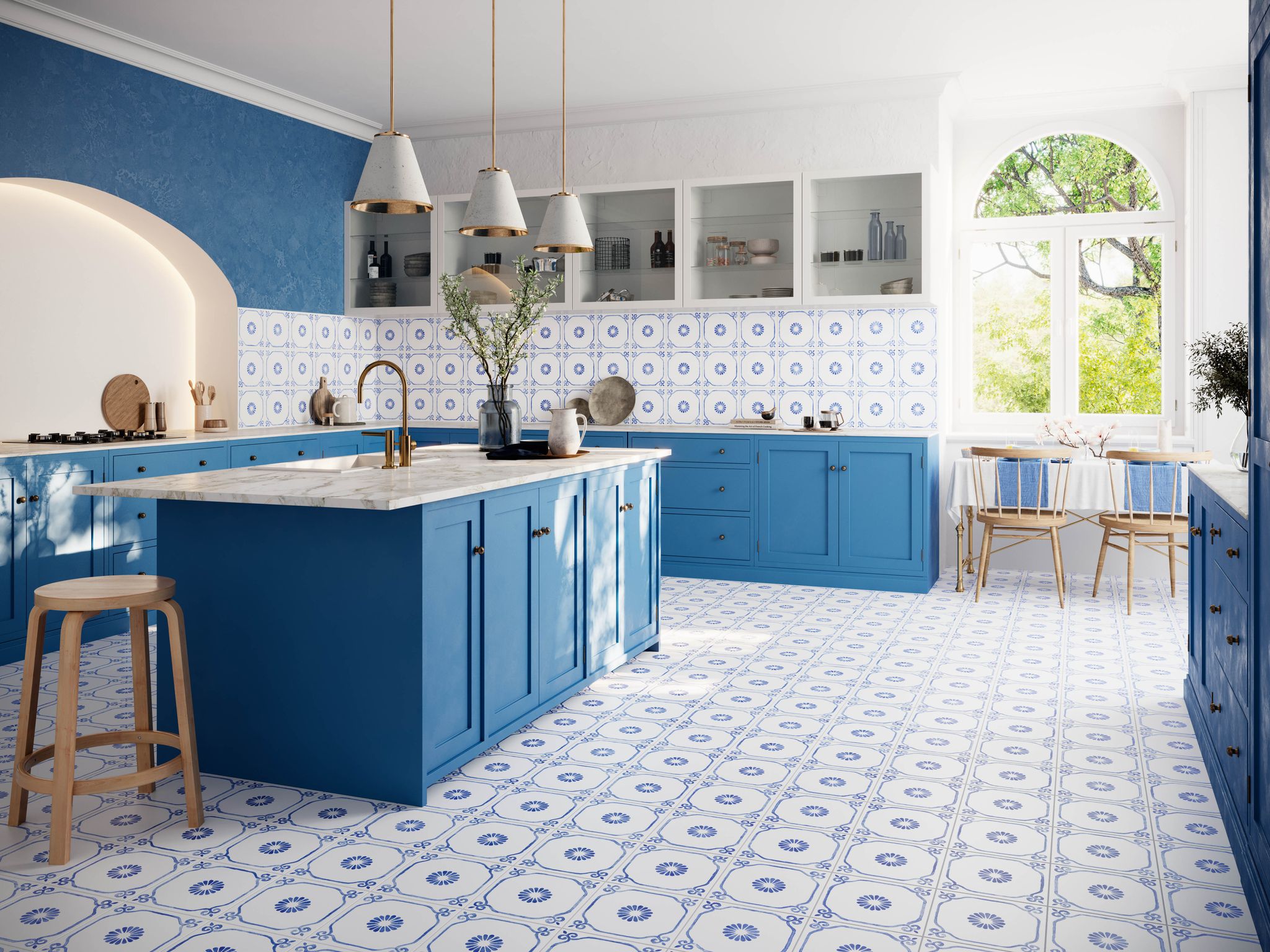 MALLORCA_BLUE_25X25_KITCHEN_01 | Codicer